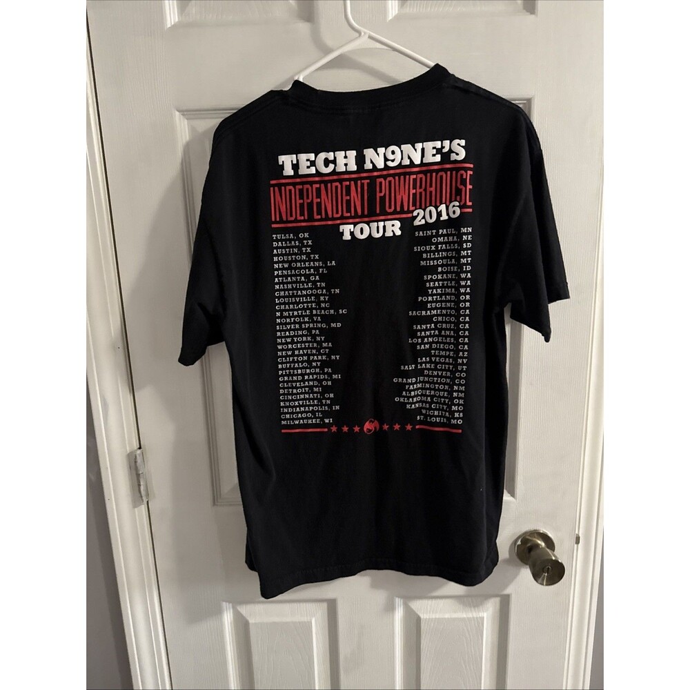 Tech N9ne Independent Powerhouse Tour T-shirt - Picture 5 of 5